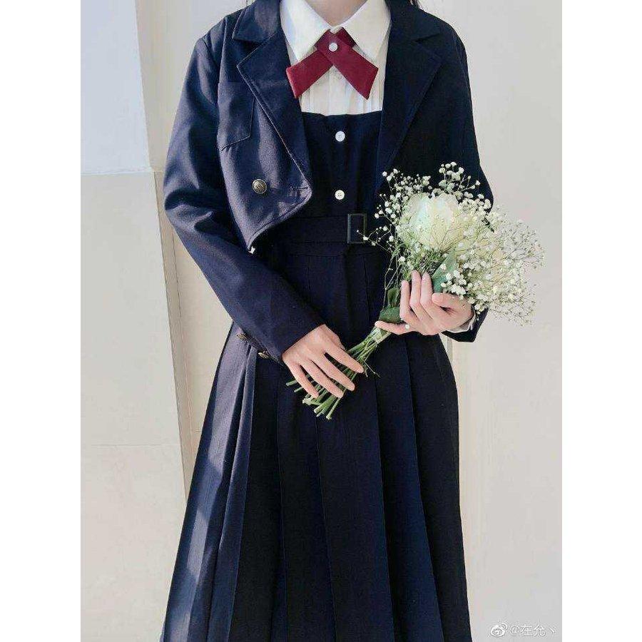 セーラー服 女子高校生 大きいサイズ スクール 長袖 学生服 セットアップ Jk制服 文化祭 学園祭 可愛い 正統派 プリーツスカート コスプレ可愛い 輸入