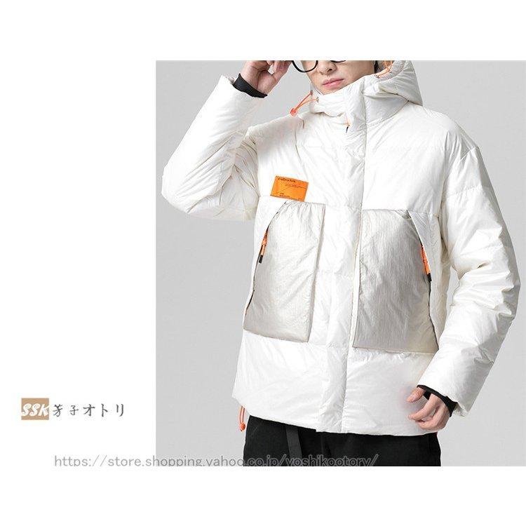 最も優遇の ダウンジャケット メンズ アウトドア 防寒 暖かい 冬服 ジップアップ ジャケット キルティング 透湿 防風 ブルゾン ダウンコート 色 グレー Binghamtonhots Com