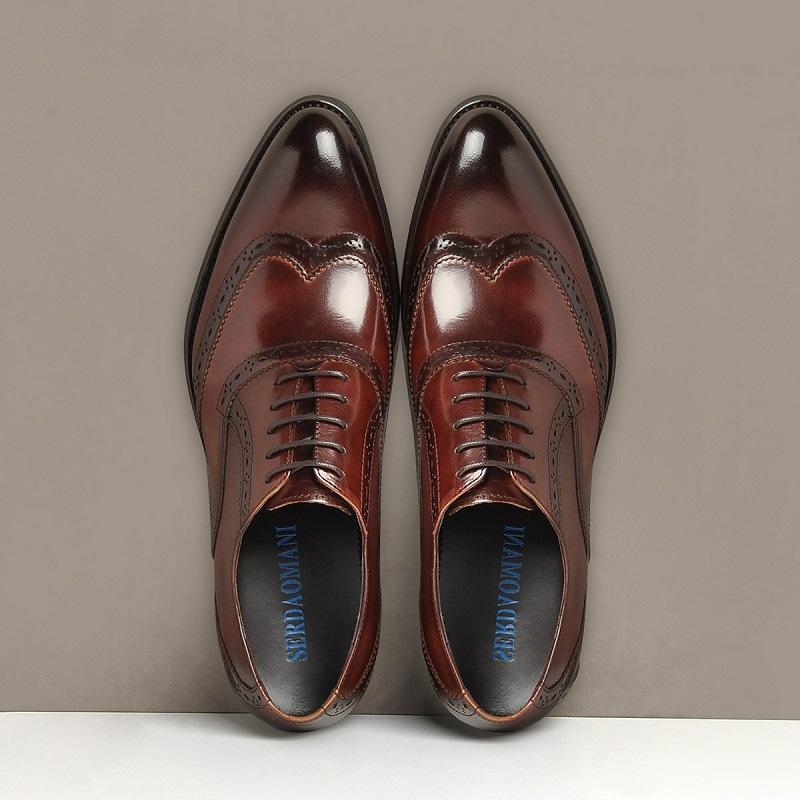 ZENOBI ブラウン スエード ウィングチップシューズ サイズ42 定番!! 新品 メンズビジネスシューズ 天然皮革ウィングチップ 紳士靴