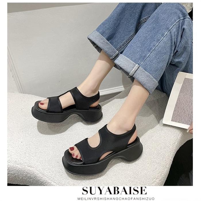 厚底サンダル レディース 歩きやすい 黒 刺繍 可愛い 韓国 夏のサンダル 夏用サンダル スニーカー レディース シューズ スポーツサンダル 厚底 レディース スリッポン レディース 厚底 メッシュ スニーカー 春夏シューズ サンダル レディース 歩きやすい おしゃれ 黒 シンプル 夏 可愛い 厚底