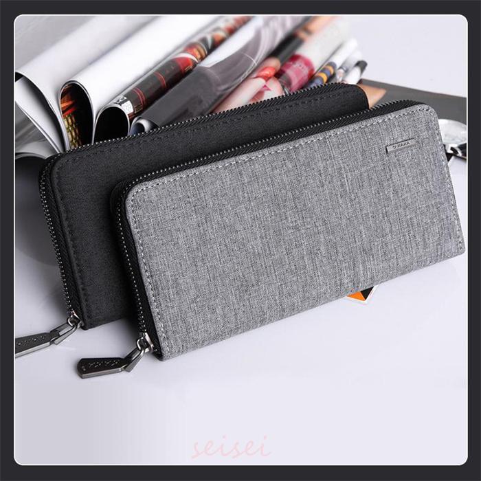 メンズ 長財布 長財布 白 ラウンドファスナー メンズ 財布 メッシュ 型押し 超