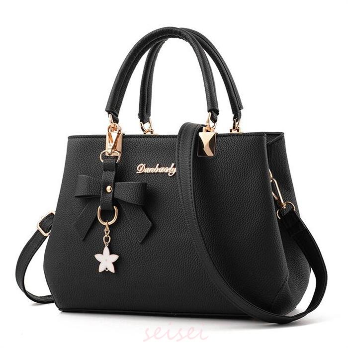 良品 BALLY トートバッグ 2way 斜め掛け 通勤 セラフィン レザー 黒 トートバッグ レディース ショルダーバッグ 2wayバッグ