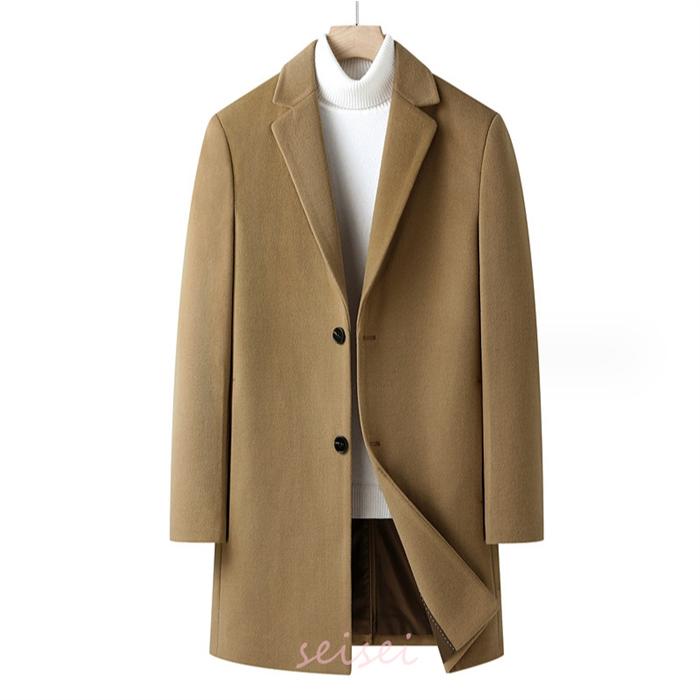 チェスターコート 秋冬 メンズ ロングコート ビジネスコート 中綿