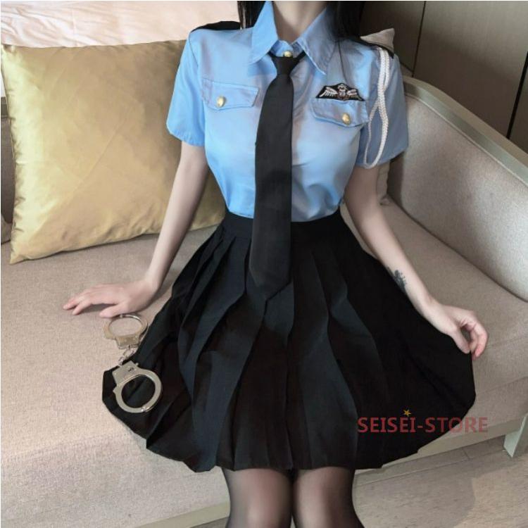 ハロウィン衣装 大人用 女性用 ポリスマン コスプレ 警察官