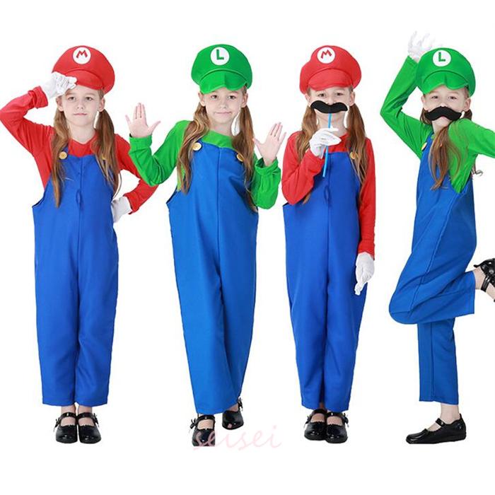 ハロウィン 子供用コスプレ 5セット マリオ風 ハロウィーン仮装 コスチューム kids キッズ スーパーマリオ風 激安 コスチューム コスプレ イベント衣装 人気｜xingcheng｜11