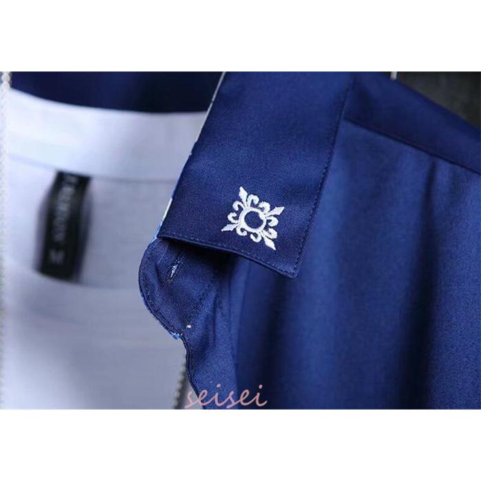 シャツ メンズ 接触冷感 ワイシャツ 七分袖 夏服 カジュアルシャツ