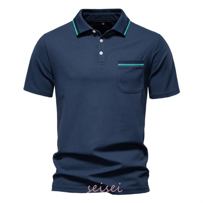 ポロシャツ メンズ 半袖 夏 ゴルフ ゴルフシャツ 切り替え Shirt