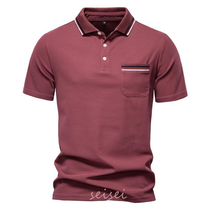 ポロシャツ メンズ 半袖 夏 ゴルフ ゴルフシャツ 切り替え Shirt