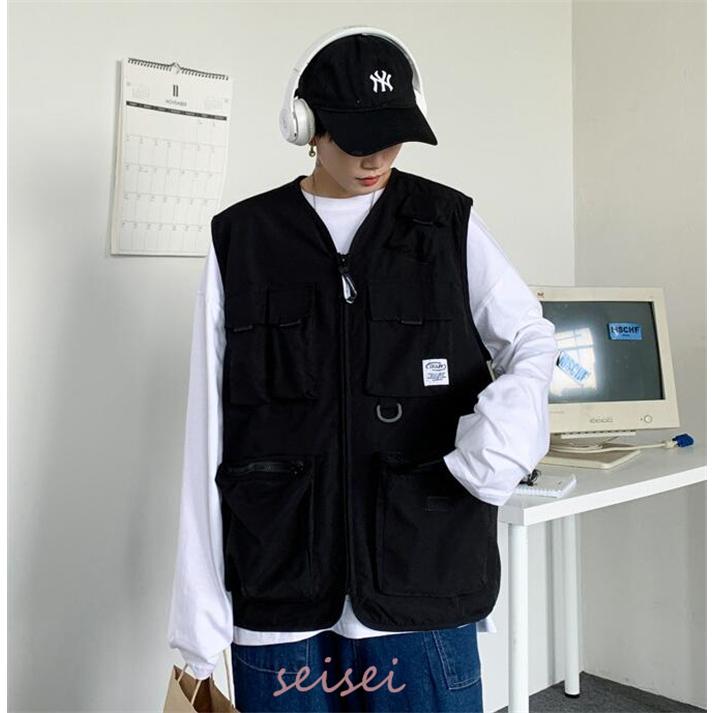 フィッシングベスト メンズ レディース 男女兼用 ポケット 多機能