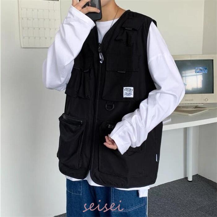 フィッシングベスト メンズ レディース 男女兼用 ポケット 多機能