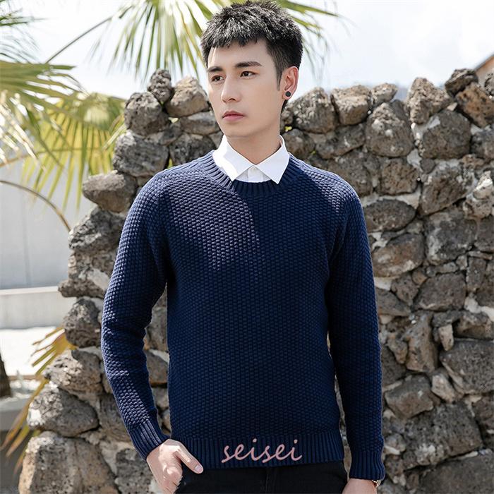ニットセーター メンズ 秋冬 長袖 タートルネック トップス セーター