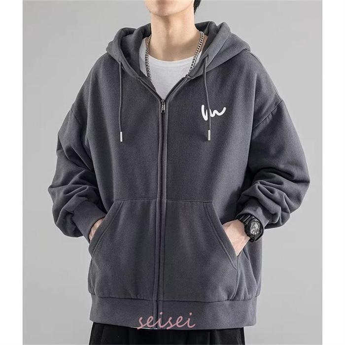 パーカー 秋服 秋物 ウォッシュ レトロ 大きいサイズ ジップアップ 株式会社錦 トップス メンズ レディース ファッション パーカー メンズ 長袖 裏起毛 秋 ジップアップ 薄手 トップス フード付