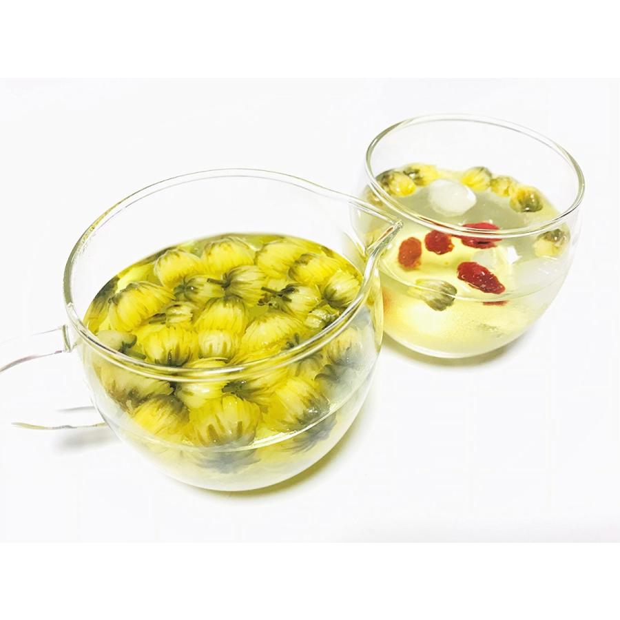 胎菊 菊花茶 無農薬 100g 送料無料 杭白菊 ハーブティー ノンカフェイン カフェインレス 漢方茶 薬膳茶 健康茶 中国茶 お茶 きっかちゃ 重陽の節句 | もりひさ屋 | 02