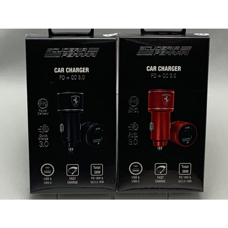 Ferrari 【DC充電器】Ferrari公式ライセンス品 合計出力36W