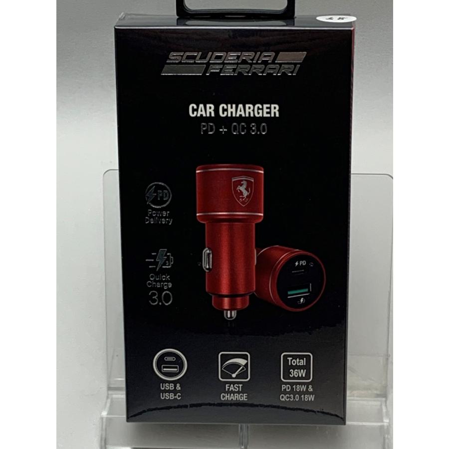 Ferrari 【DC充電器】Ferrari公式ライセンス品 合計出力36W