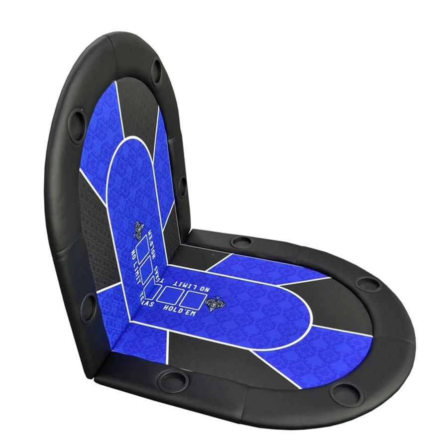 ポーカーテーブルトップポーカーテーブルクロス181x92x4cmテキサスポーカーテーブルトップ折りたたみ式カジノテーブルトップ、2つの折りたたみ式 また