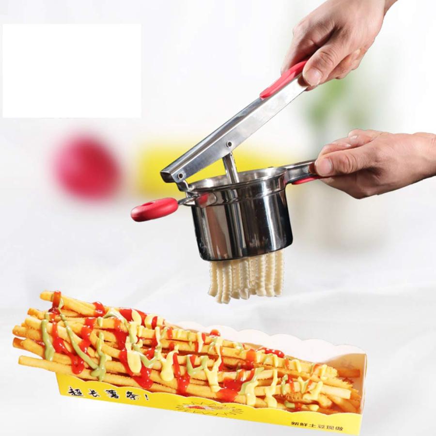 フライドポテト30 cm超ロングポテトストリッププレス押出機