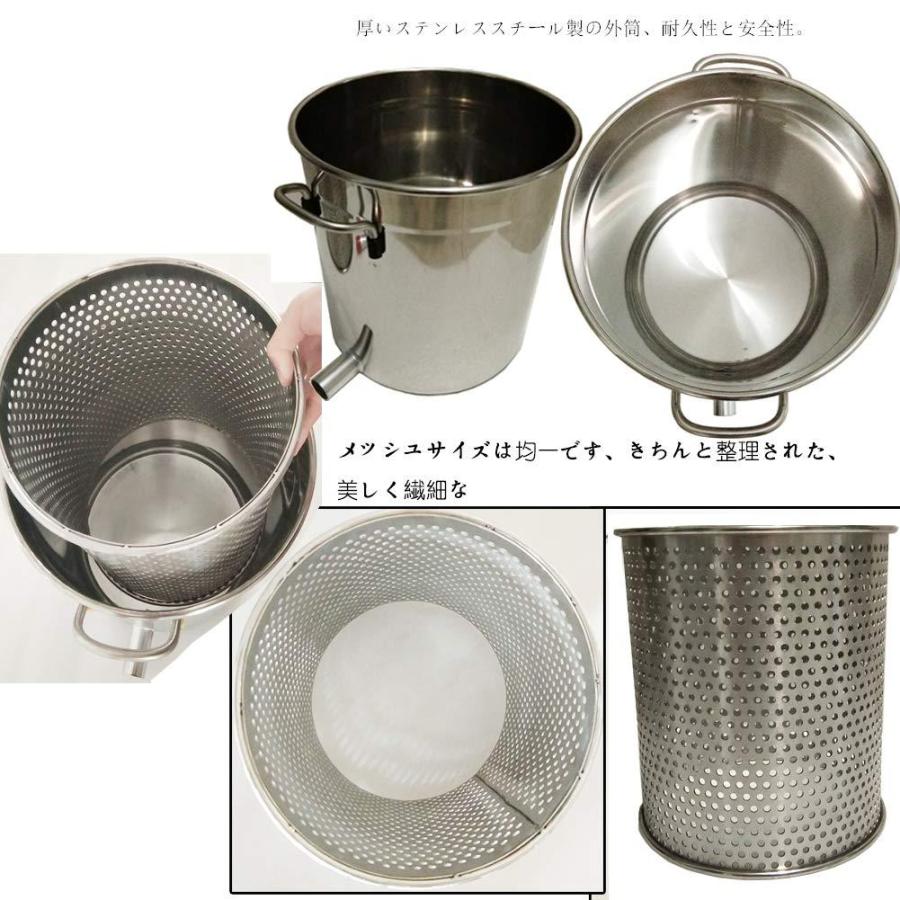 蜜を絞り器 手動 蜂蜜分離器 蜂蜜圧搾機 ステンレス 圧縮製蝋器