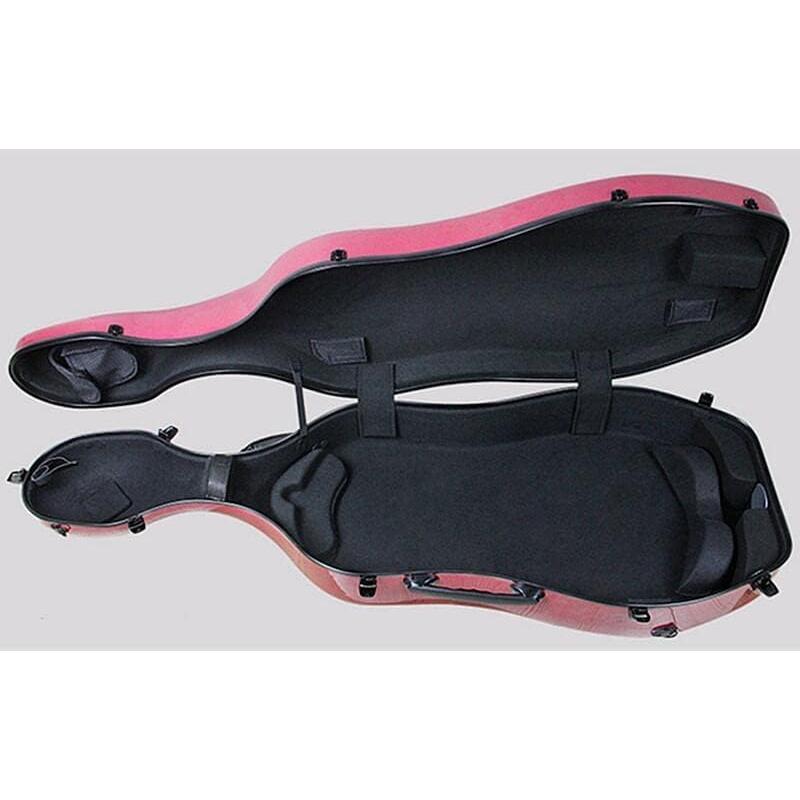 チェロケース ハードシェル フルコンポジットカーボンファイバー  キャスター付き チェロケース ハードシェル フルコンポジットカーボンファイバー