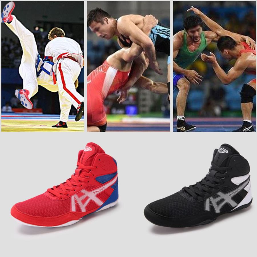 メンズ ボクシングシューズ、ボクシングブーツ コンバットトレーニング