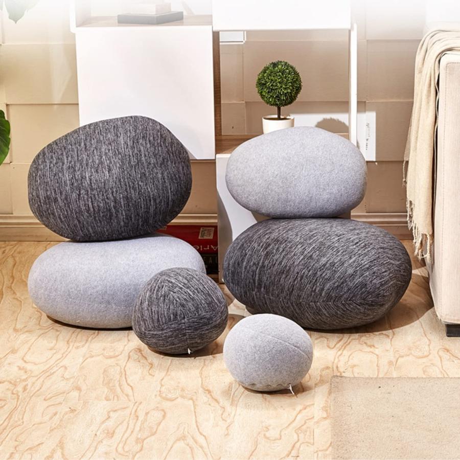 ストーン 抱きまくら 3D模造色 玉石 クッション おもちゃ セット