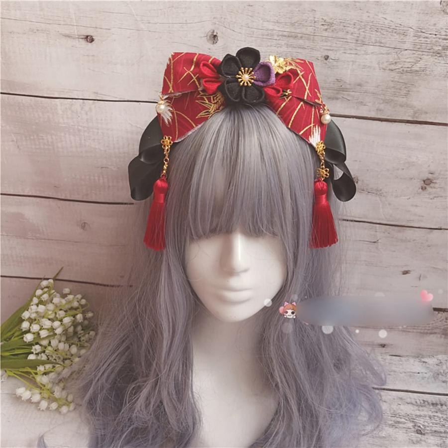 和風和柄 カチューシャ ヘッドドレス 成人式ヘアアクセサリー 和風和柄 カチューシャ ヘッドドレス 成人式ヘアアクセサリー