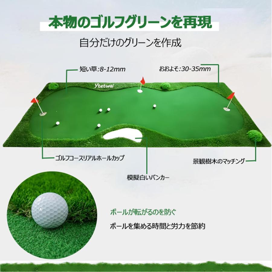 パターマット 大型 ゴルフパッティンググリーン パター練習器具 パター
