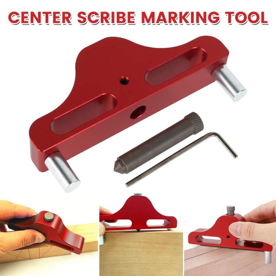 中心出し ドリルガイド 木工マーキングゲージ 木工ケガキゲージ