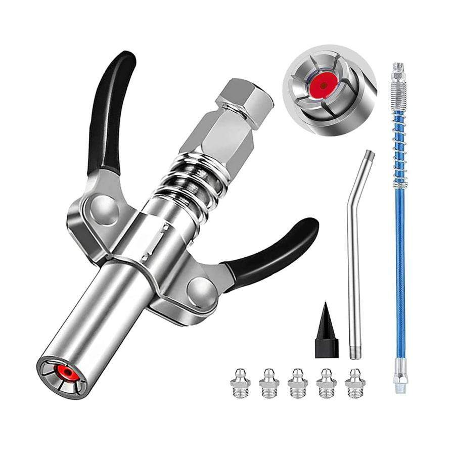 高圧グリース ノズル グリスカプラー ロックカプラー フレキシホース