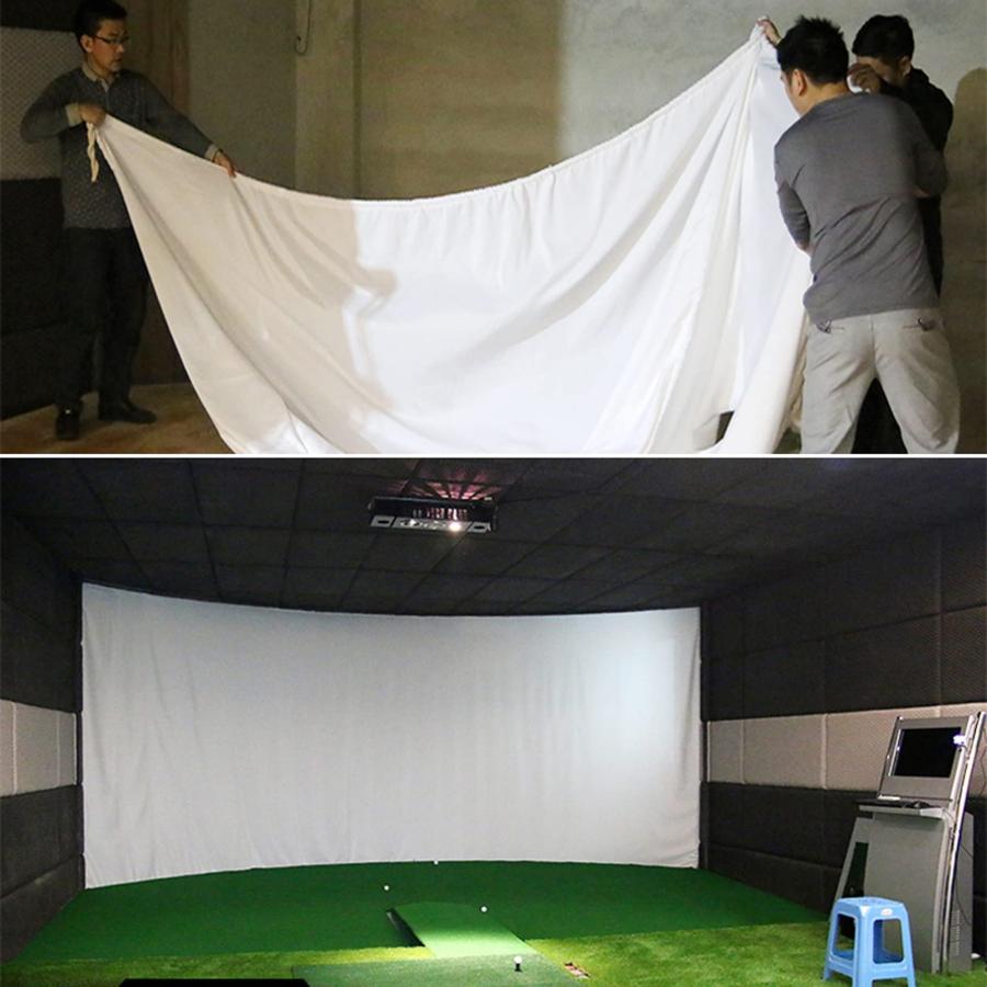 屋内トレーニングインパクトプロジェクションスクリーン、ゴルフボール