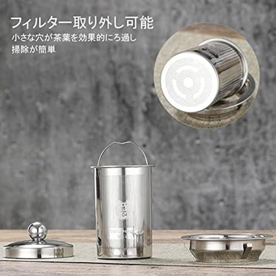 ガラスポット ティーセット IH対応 ポット 紅茶ポット 手吹き 透明