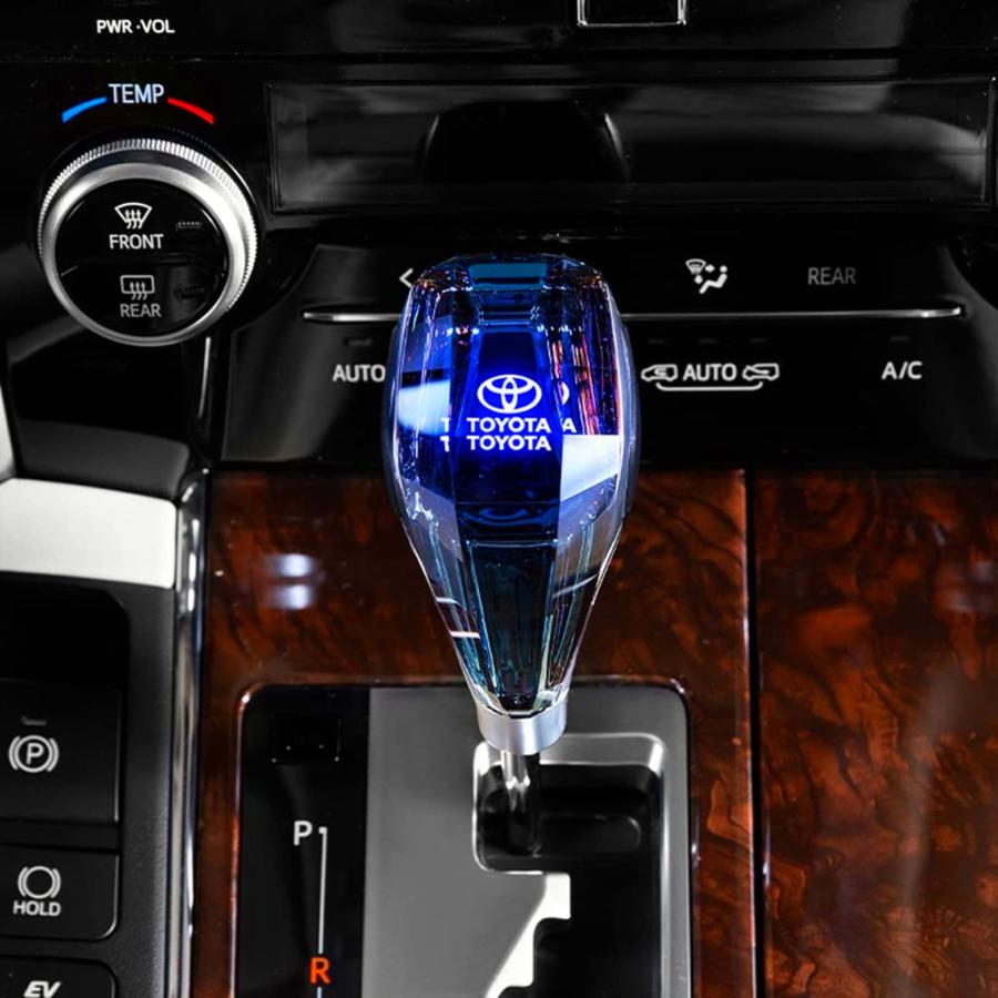 トヨタ シフトノブ 2024 新デザイン水晶型ノブシフトレバー 自動車用