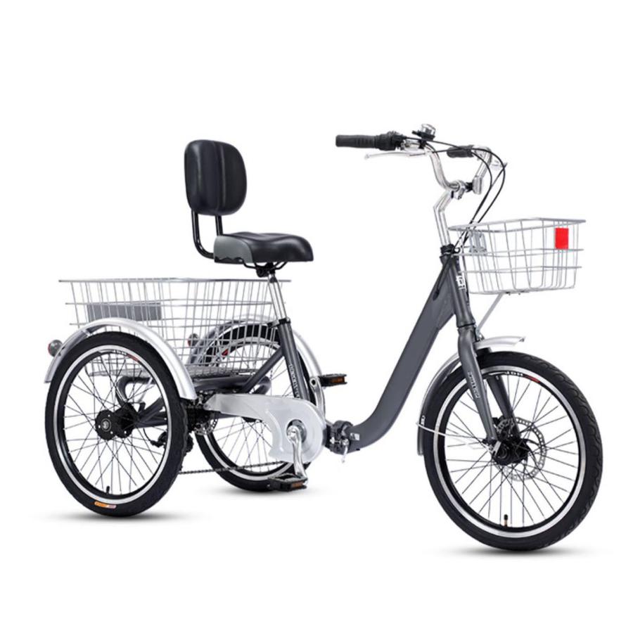20インチ大人三輪車トライククルーザーバイク 7スピード 3輪