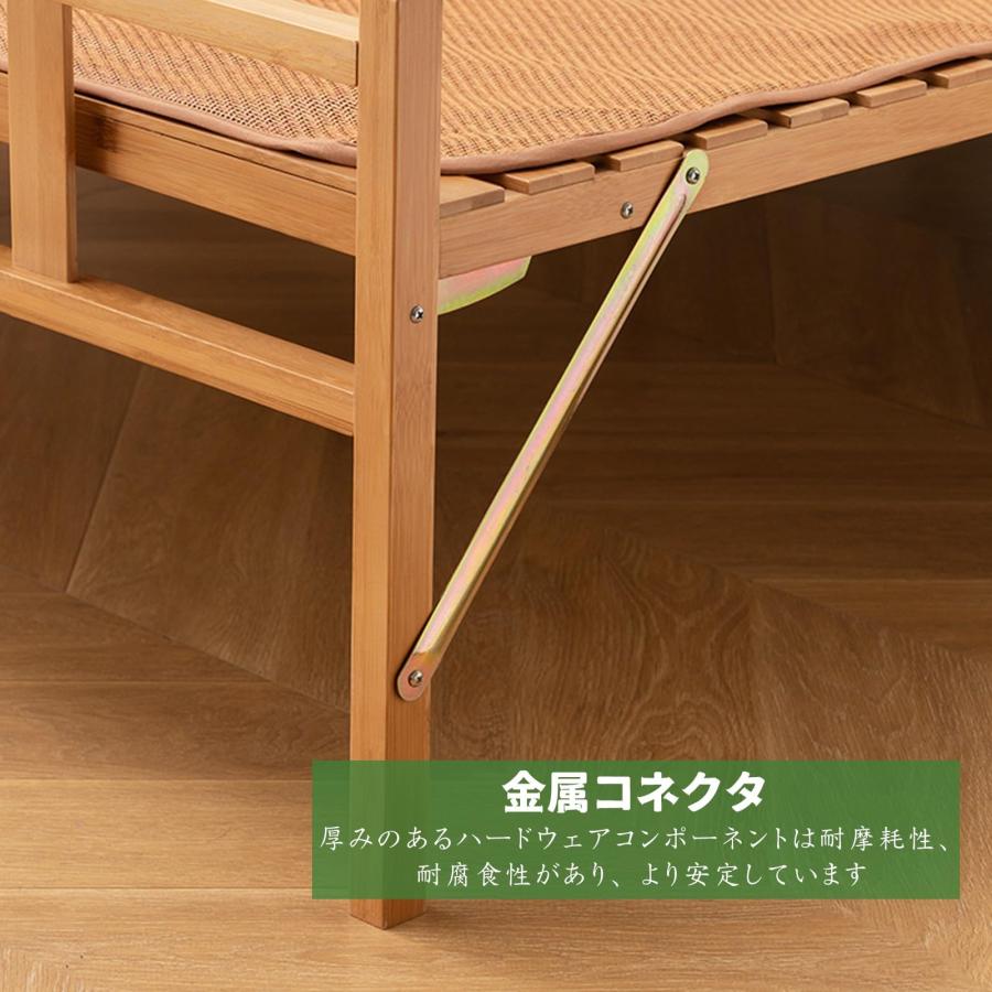 折りたたみベッド 天然竹製 ベッドフレーム 横幅80/100/120 折りたたみベッド 天然竹製 ベッドフレーム 横幅80/100/120