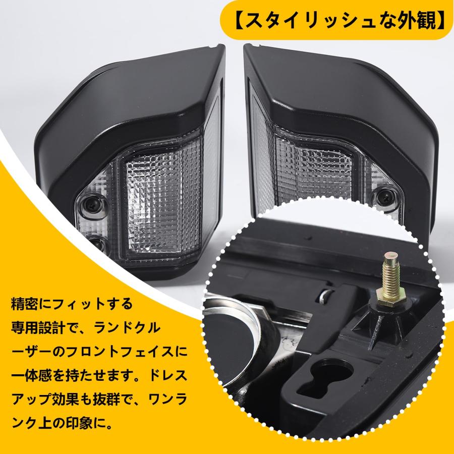 トヨタ ランドクルーザー ウィンカーカバー 70シリーズ 70系 ランクル