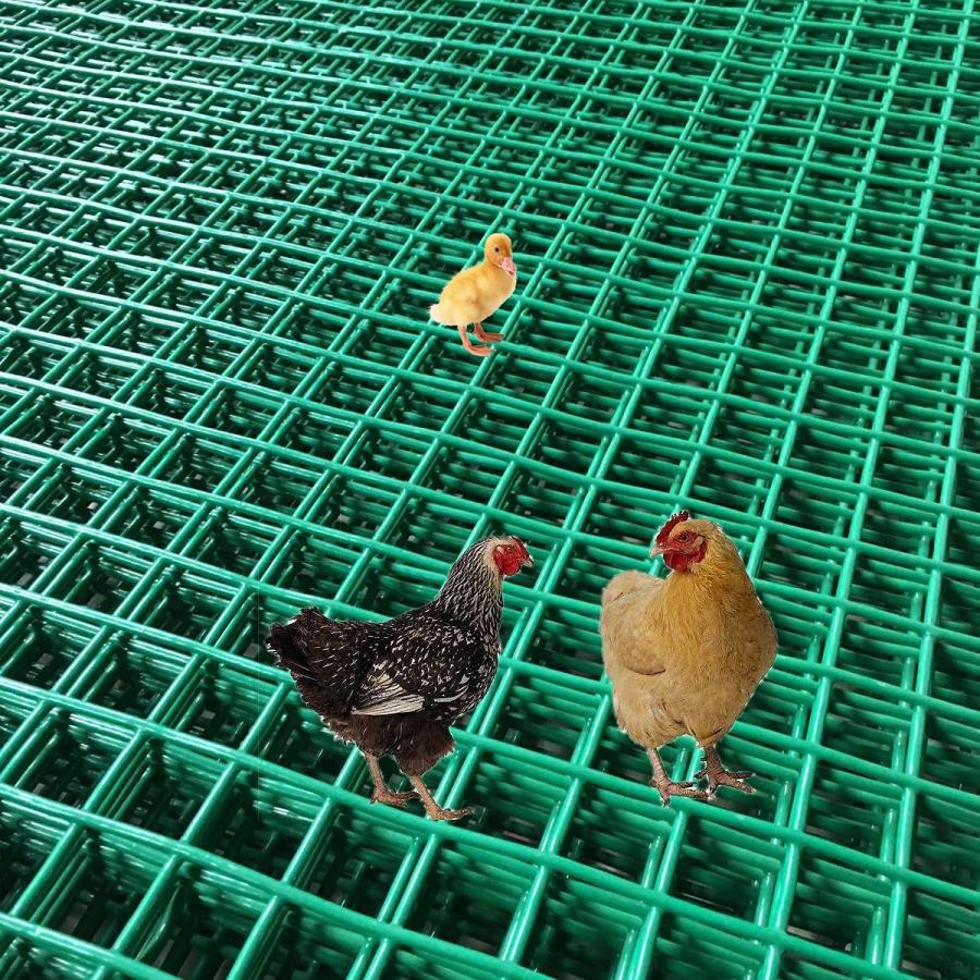 金網フェンス、1.2M x 30M防錆処理+PVC加工6CMメッシュサイズ3MM