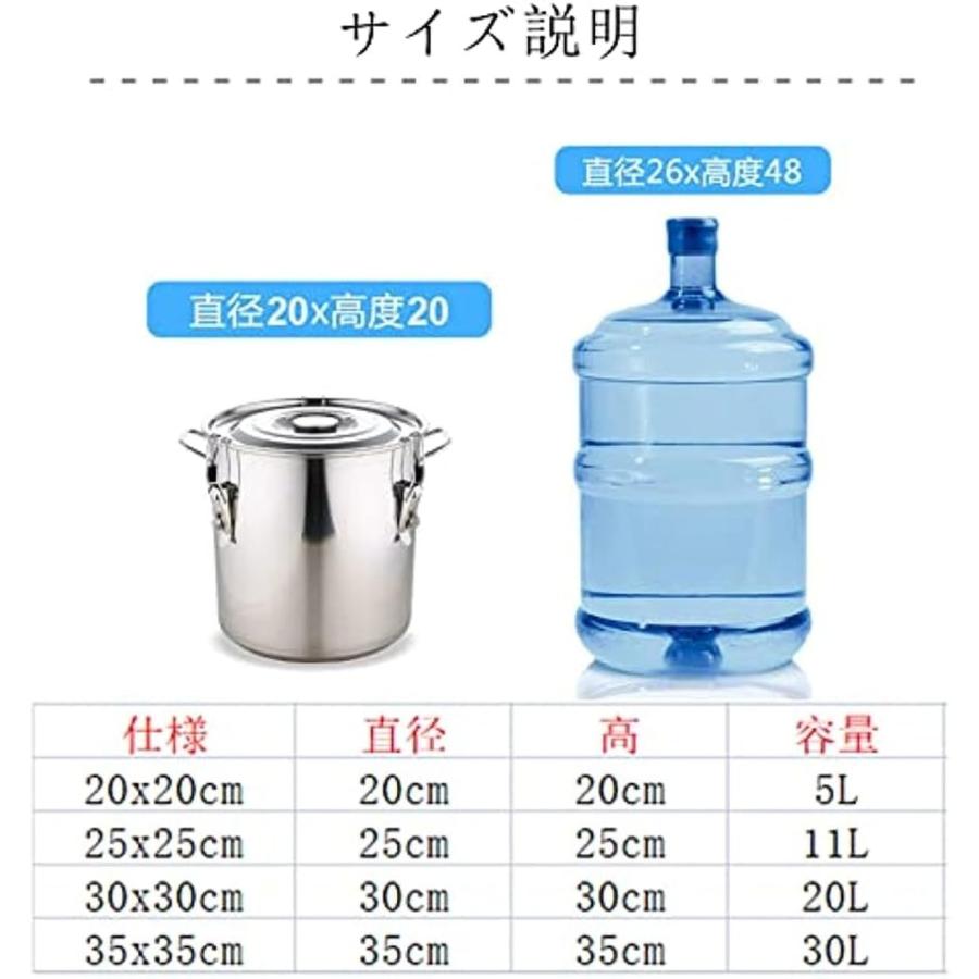 寸胴鍋 IH寸胴鍋 業務用 ステンレス ステンレス鍋 蓋付き ロック