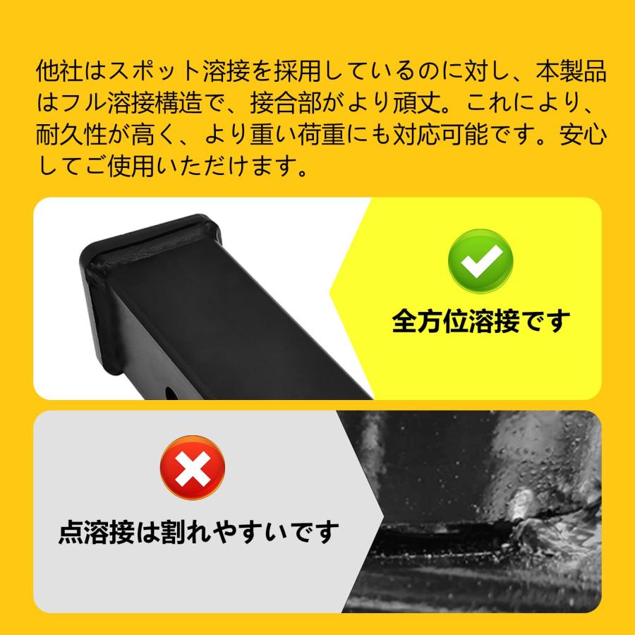 車 ヒッチメンバー 延長アーム 延長バー 牽引エクステンダー