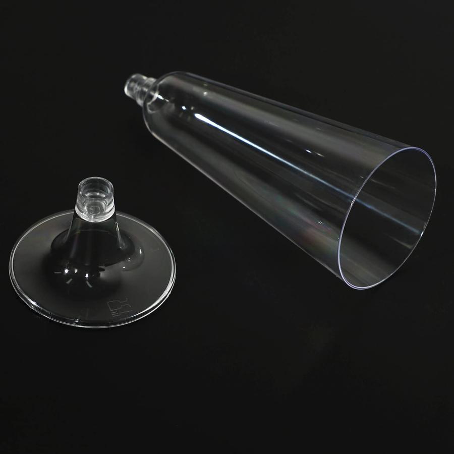 120ml使い捨て プラスチックシャンパングラス10個入×10パック 120ml使い捨て プラスチックシャンパングラス10個入×10パック