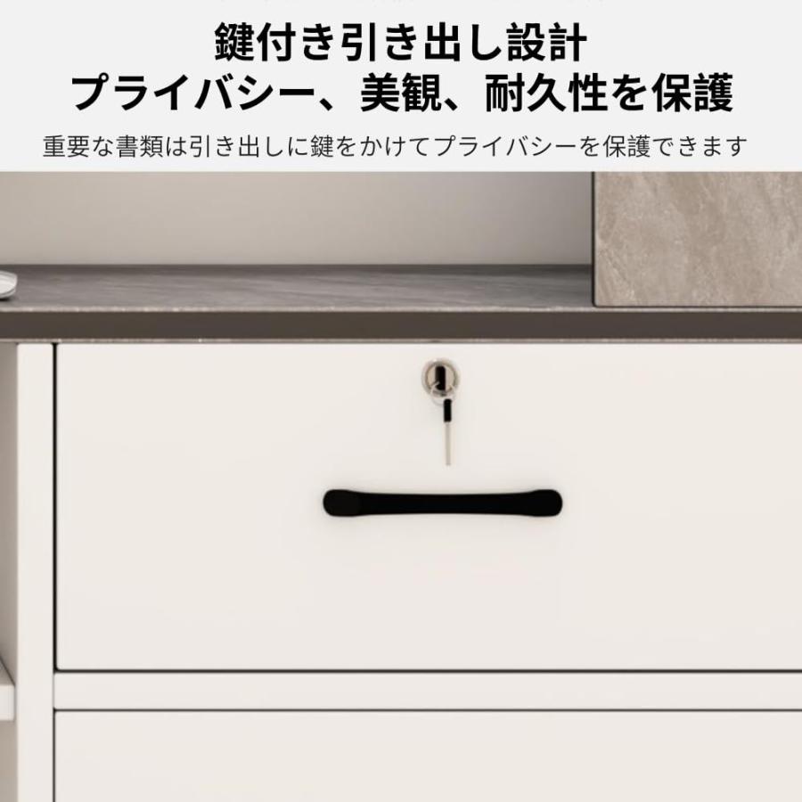 受付カウンター レジカウンター 小型 カウンターテーブル 鍵付き