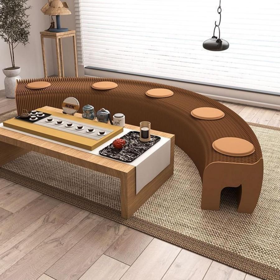 ihpaper アコーディオン折り畳み式ペーパースツールソファチェア Amazon.co.jp: ihpaper 家具柔らかい座席現代デザイン