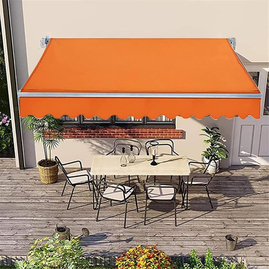 日除け シ ェード ひさし 屋根 後付け サンシェード 庭 オーニングテント オーニングテント 2m ひさし 屋根 後付けオーニング 手動伸縮