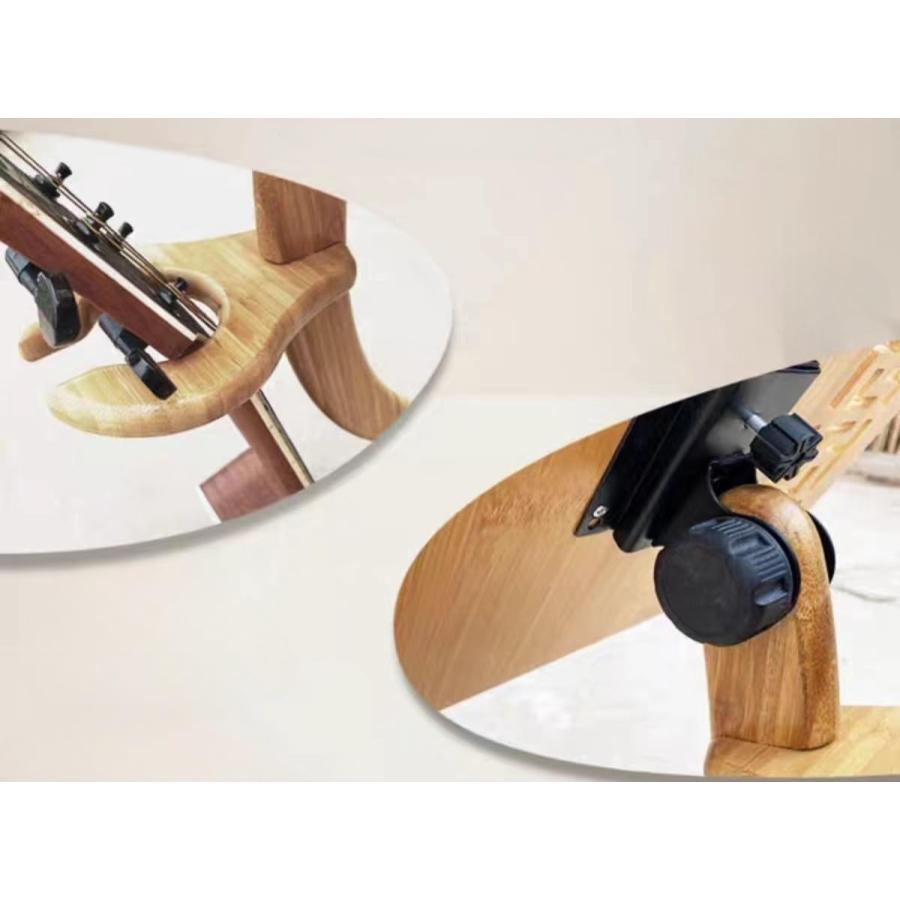 楽譜台 楽譜スタンド 木製の譜面台 2イン1着脱式楽譜立て 二胡 ギター