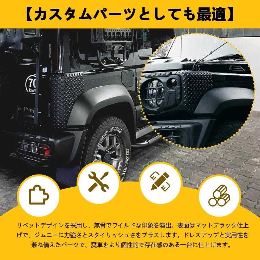 新型スズキジムニー コーナーガード JB64 ジムニーシエラJB74 ノマド