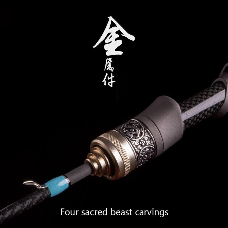 超軽量釣り竿カーボンファイバースピニング/キャスティング釣り竿UL