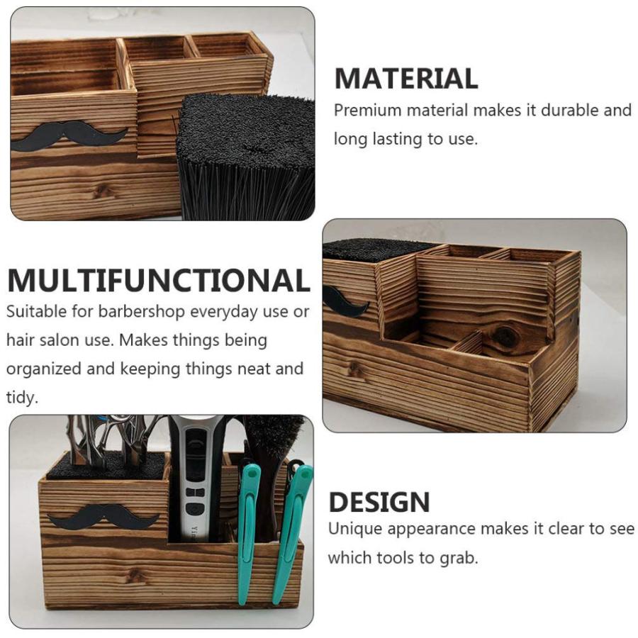 シザーケース 木製 シザスタンド はさみ立て シザケース置き シザー