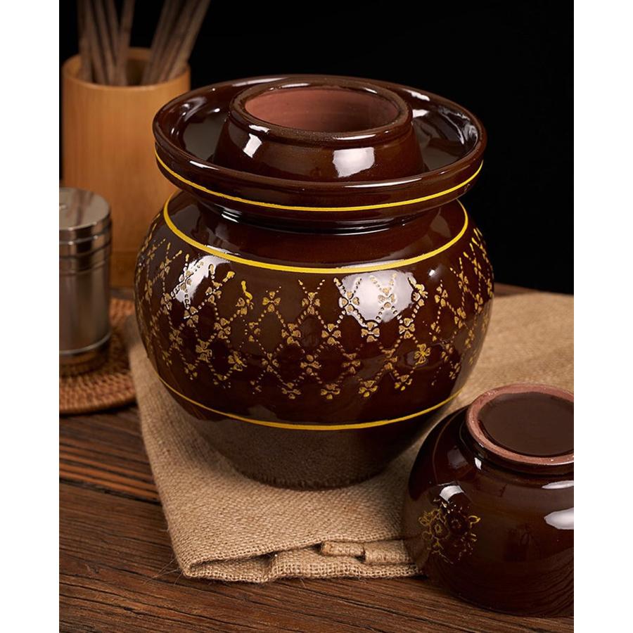 漬物容器 陶器 樽 磁器発酵瓶、ピクルス瓶、発酵壺、ウォーターシール