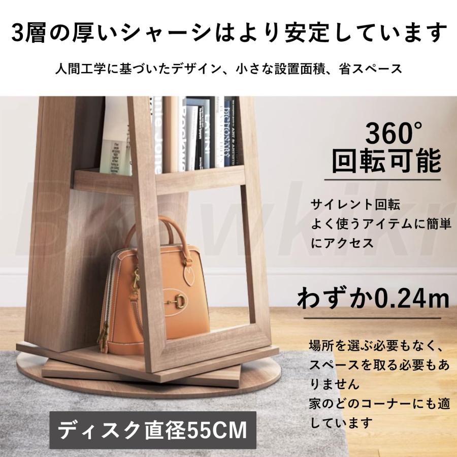 フルレングスミラー 収納付き 360度回転 全身鏡 LED姿見ドレッサー