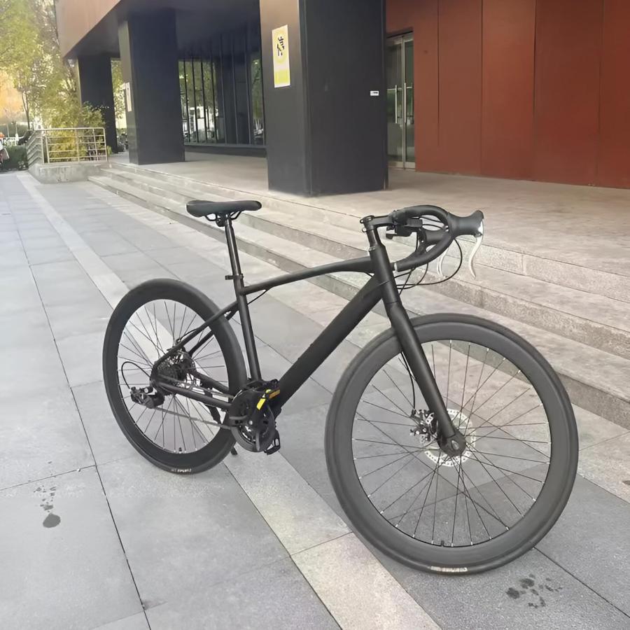 自転車 ロードバイク 700c 700×28c 24段変速MTB 高炭素鋼フレーム 前後
