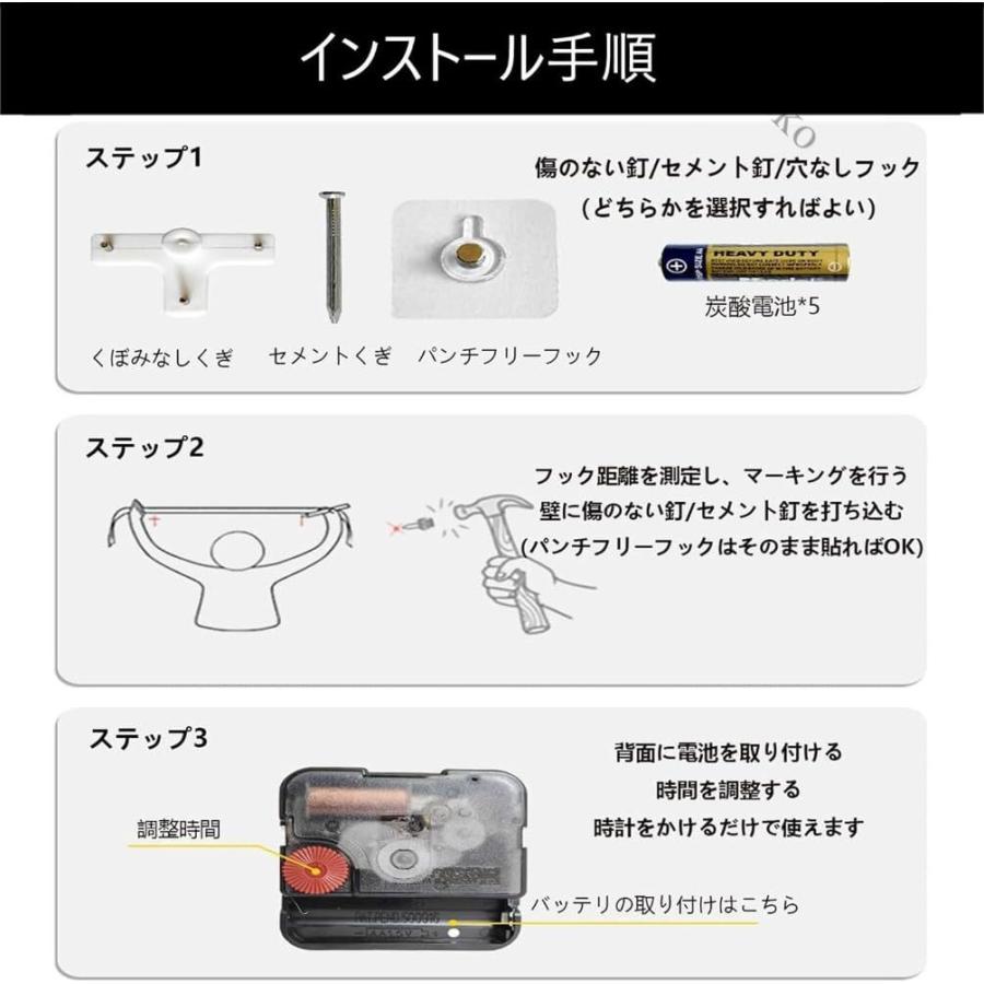 コーナー両面時計 掛け時計 壁時計 リビングLED掛け時計 自動感応夜光